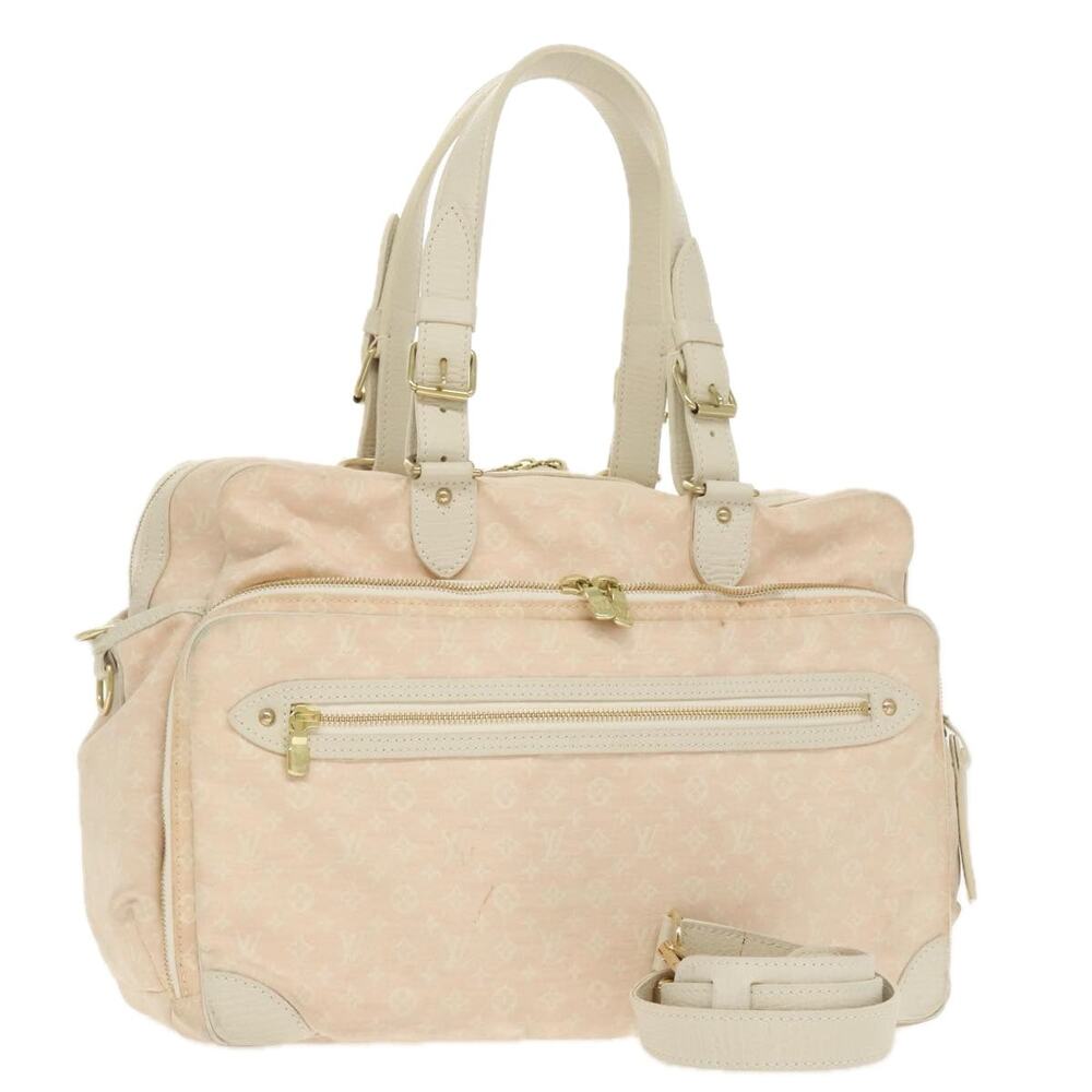 LOUIS VUITTON Monogram Mini Lin Sac Arange Shoulder Bag Rose M95255